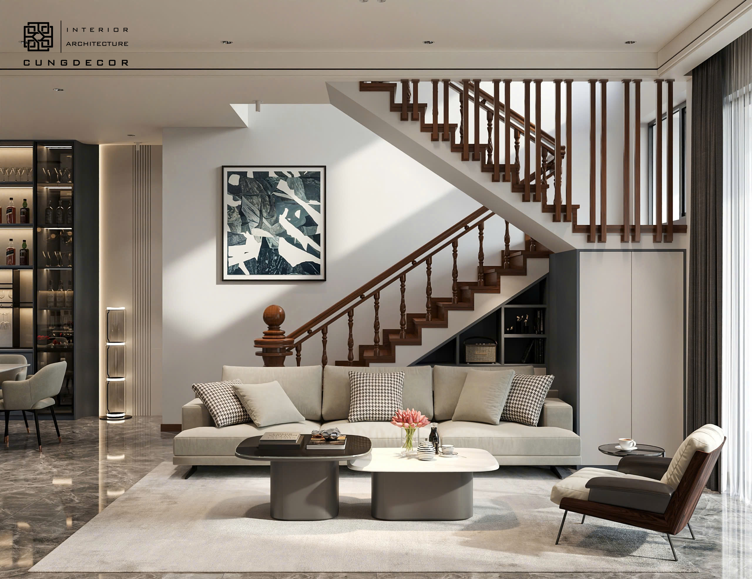 Nhà phố hiện đại